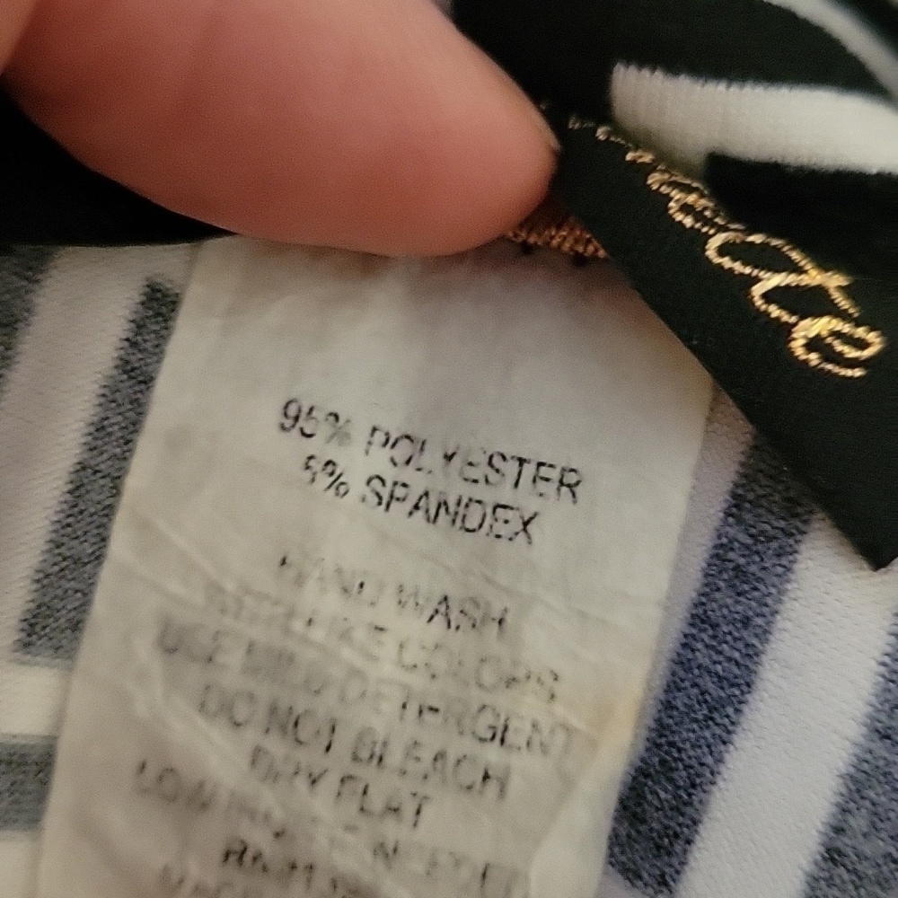 3/$30 MINETTE Monochrome Monogram Scoop Neck Festival Bodysuit - Picture 6 of 8